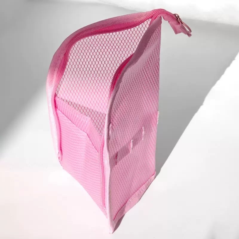 🧺Breathable Mesh Zippered Toiletry Bag