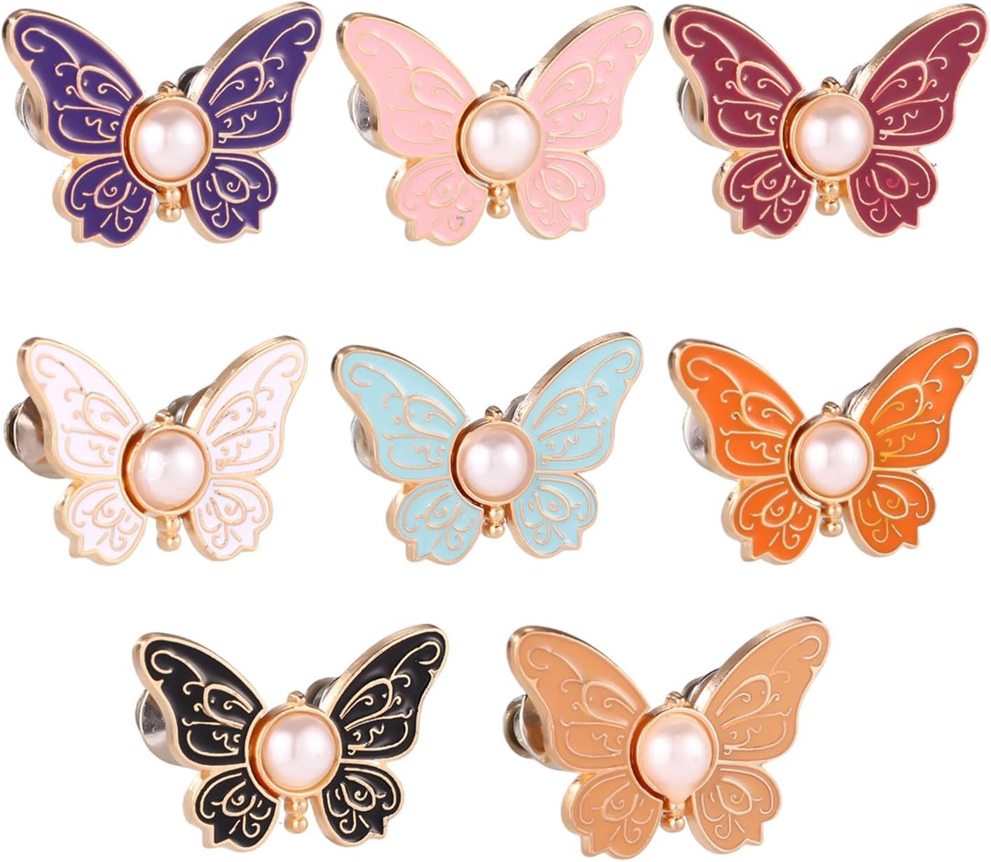 8pcs Butterfly Pants Waist Tightener