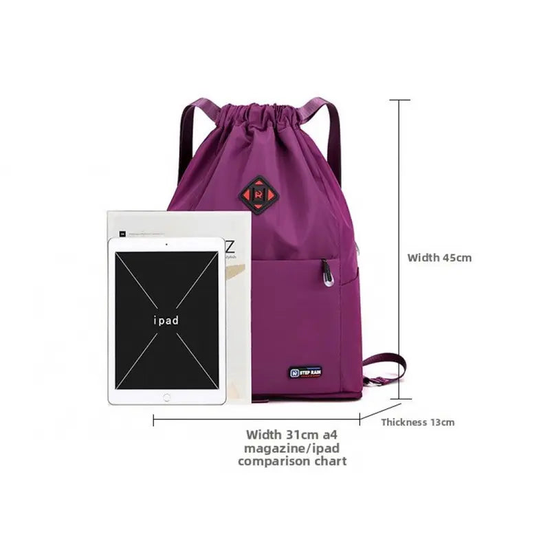 Lightweight Foldable Waterproof Drawstring Backpack