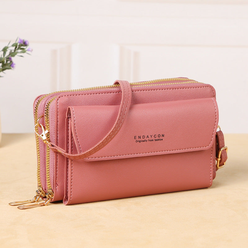 The Minimalist Multi-Compartment Crossbody Phone Wallet