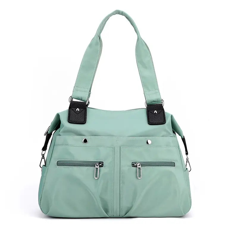 Waterproof Multi Pocket Resistant Nylon Handbag