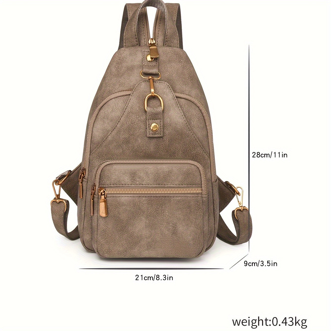 Multifunctional Convertible Sling Backpack Shoulder Bag