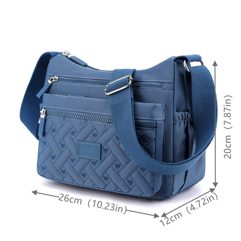 Lightweight Waterproof Nylon Messenger Bag