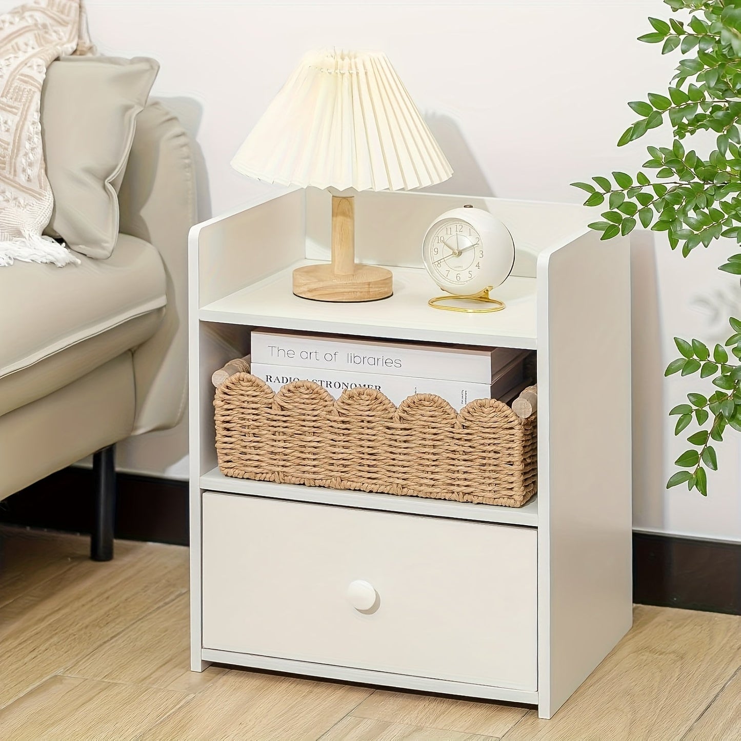 2 Pack Handmade Storage Basket with Handle