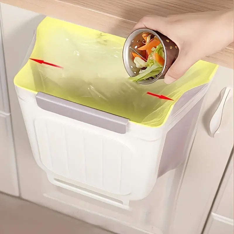 Space Saving Collapsible Foldable Kitchen Trash Can