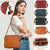Three Layer Leather Crossbody Shoulder