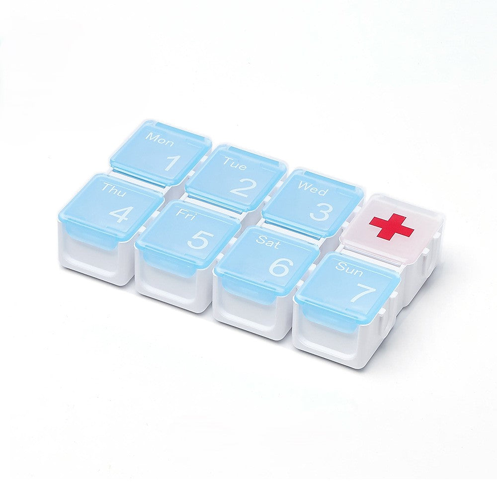 7 Days Pill Dispenser Organizer with Reminder Alarm