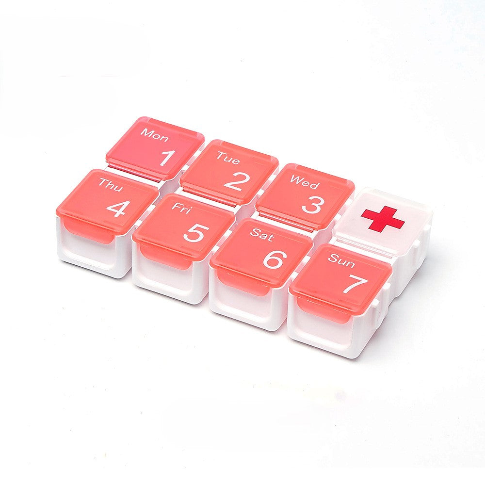 7 Days Pill Dispenser Organizer with Reminder Alarm