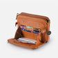 Three Layer Leather Crossbody Shoulder