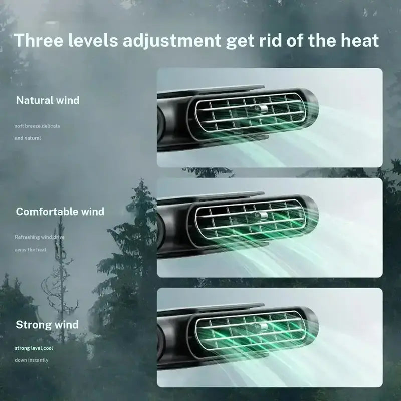 Portable Vehicle Invisible Car Seat Cooling Fan