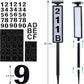 Solar Number for Outside Waterproof Home Address Sign