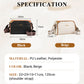Fashion Diamond Pattern Large Capacity 3-Layer Crossbody Bag💕
