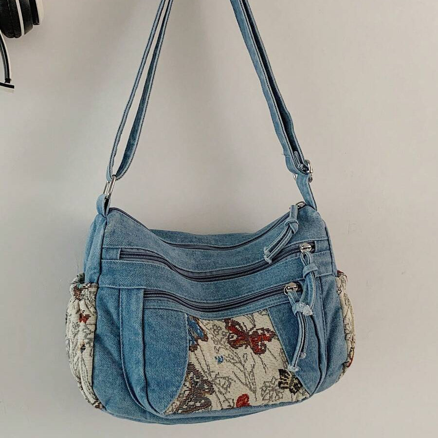 Casual Fashion Multi-Pocket Butterfly Design Bag