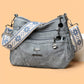 Women's Length Multi-Pocket Crossbody Shoulder Bag