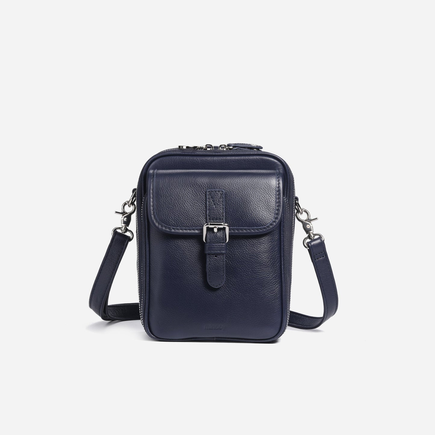 Vintage Double Layer Large Capacity Messenger Bag