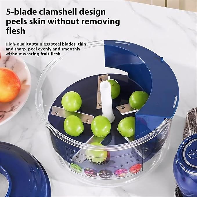 Rechargeable Electric Peeler Skin Remover for Small Fruits & Veggies