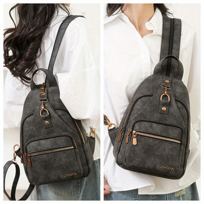 Multifunctional Convertible Sling Backpack Shoulder Bag