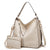Luxury Leather Print Hobo Anti-theft Handbag