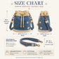 Denim Crochet Bucket Bag