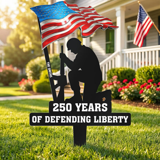 250 Years Of Defending Liberty Metal Garden