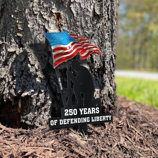 250 Years Of Defending Liberty Metal Garden