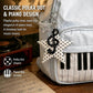 Piano Backpack – Whimsical Polka Dot Music Daypack