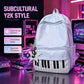 Piano Backpack – Whimsical Polka Dot Music Daypack