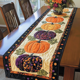 Pumpkin Spice Quilted Table Runner