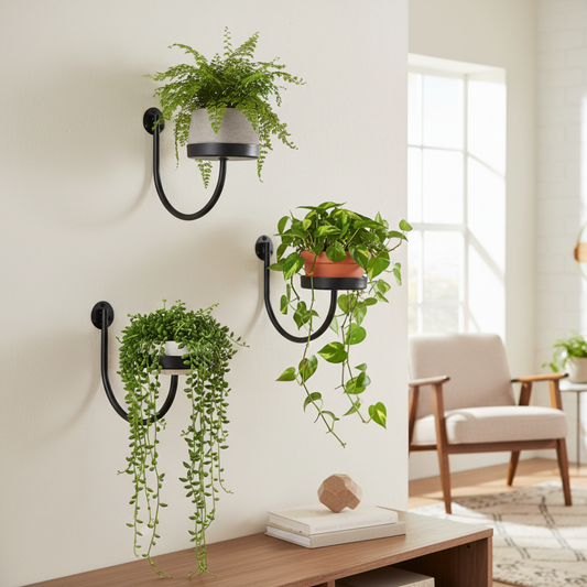 Wall-Mounted Modern Plant Pot Holders