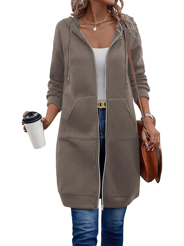 Women's Zip-Up Fleece Hoodies
