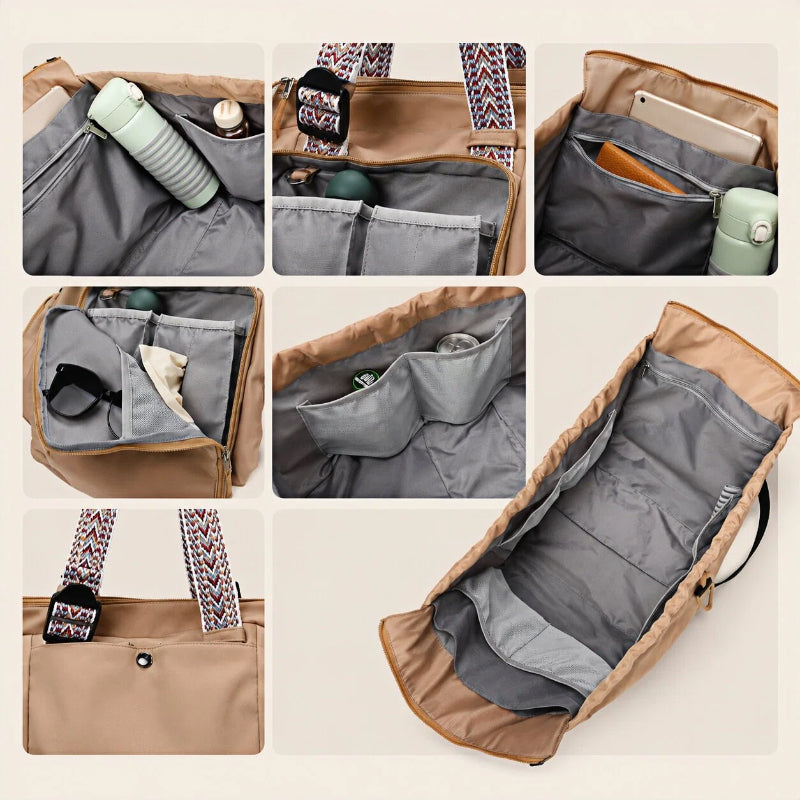 Large Expandable Convertible Travel Tote Bag