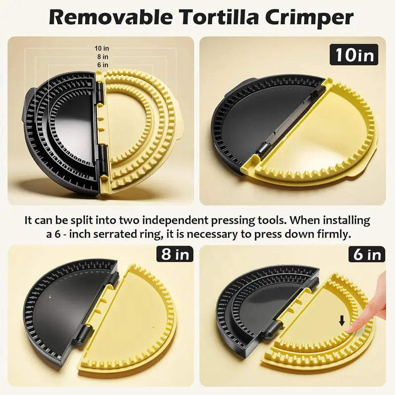 3-in-1 Adjustable Toasted Sandwich Tortilla Sealer