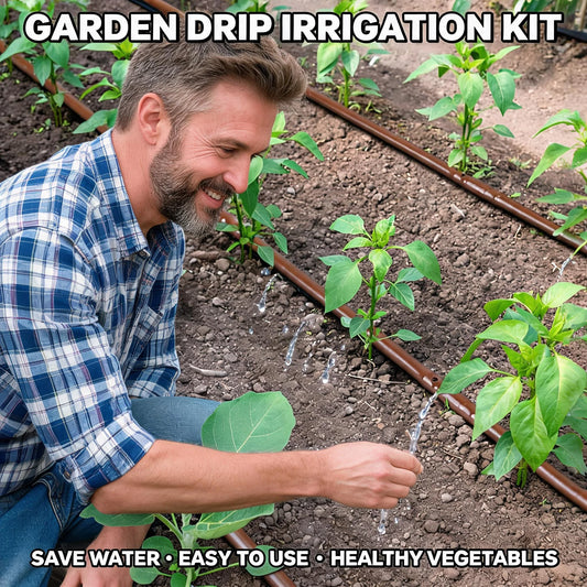 1/4" Drip Irrigation Tubing for Vegetation, Window Boxes and Garden
