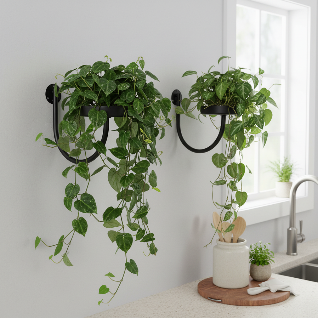 Wall-Mounted Modern Plant Pot Holders