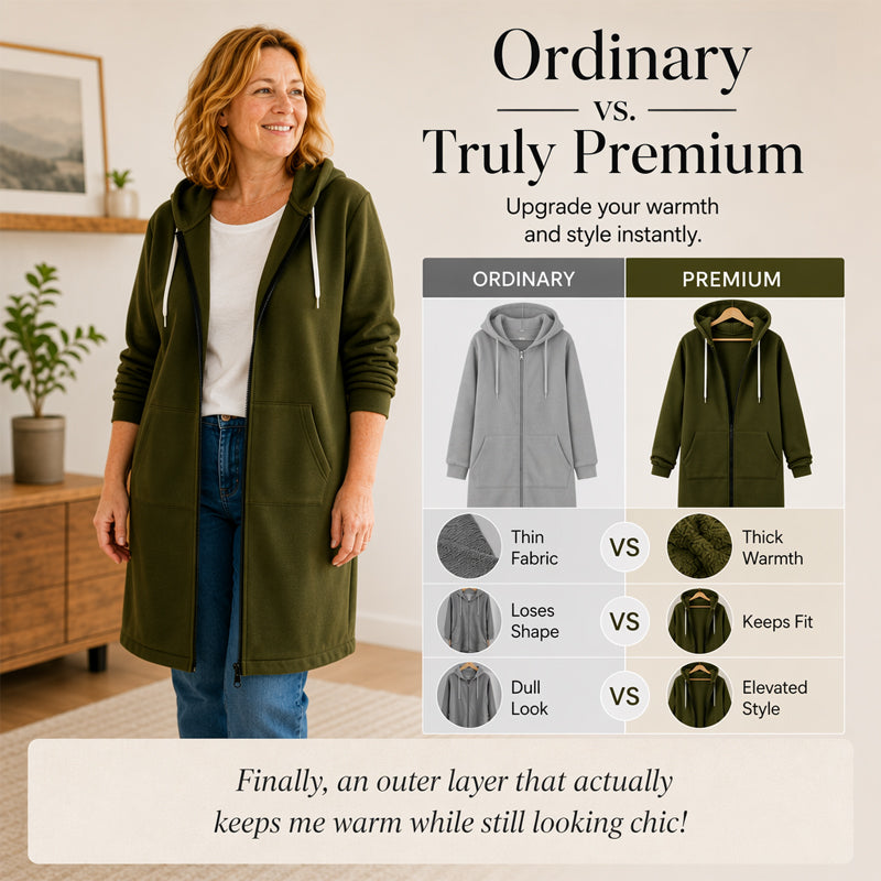 Women's Zip-Up Fleece Hoodies