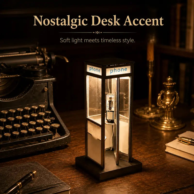 Vintage Phone Booth Ambient Lamp
