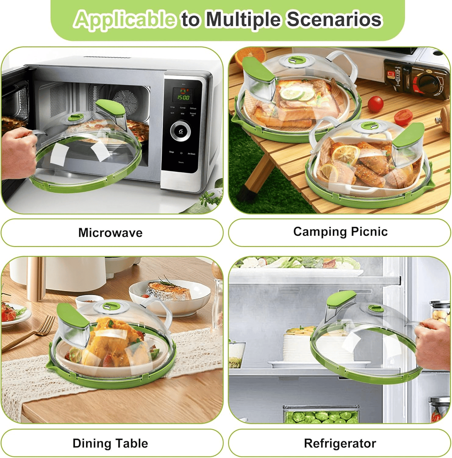 Microwave Splatter Cover For Food