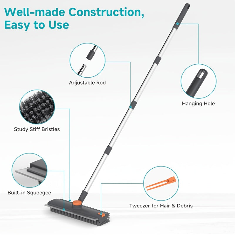 Floor Scrub Brush with Long Handle