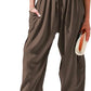 Breezyflow Linen Wide Leg Cargo Pants