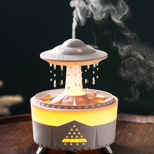 Raindrop Humidifiers for Bedroom -Essential Oil Diffuser
