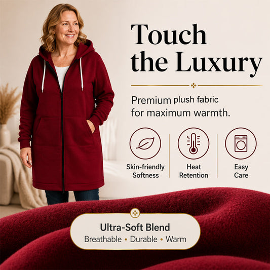 Women's Zip-Up Fleece Hoodies