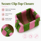 Women‘s Striped Diamond Dot Cloud Handbag