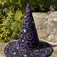 Dark Magic Snake Handcrafted Quilted Witch Hat