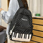 Piano Backpack – Whimsical Polka Dot Music Daypack