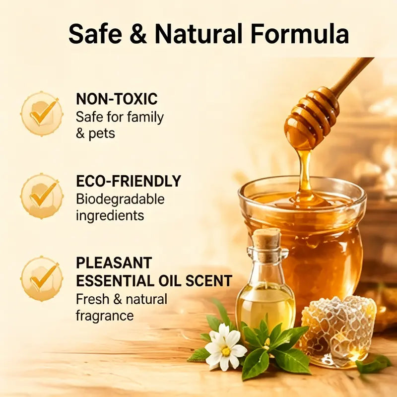 Beeswax Wood Polish Spray Restore Shine Protect Furniture