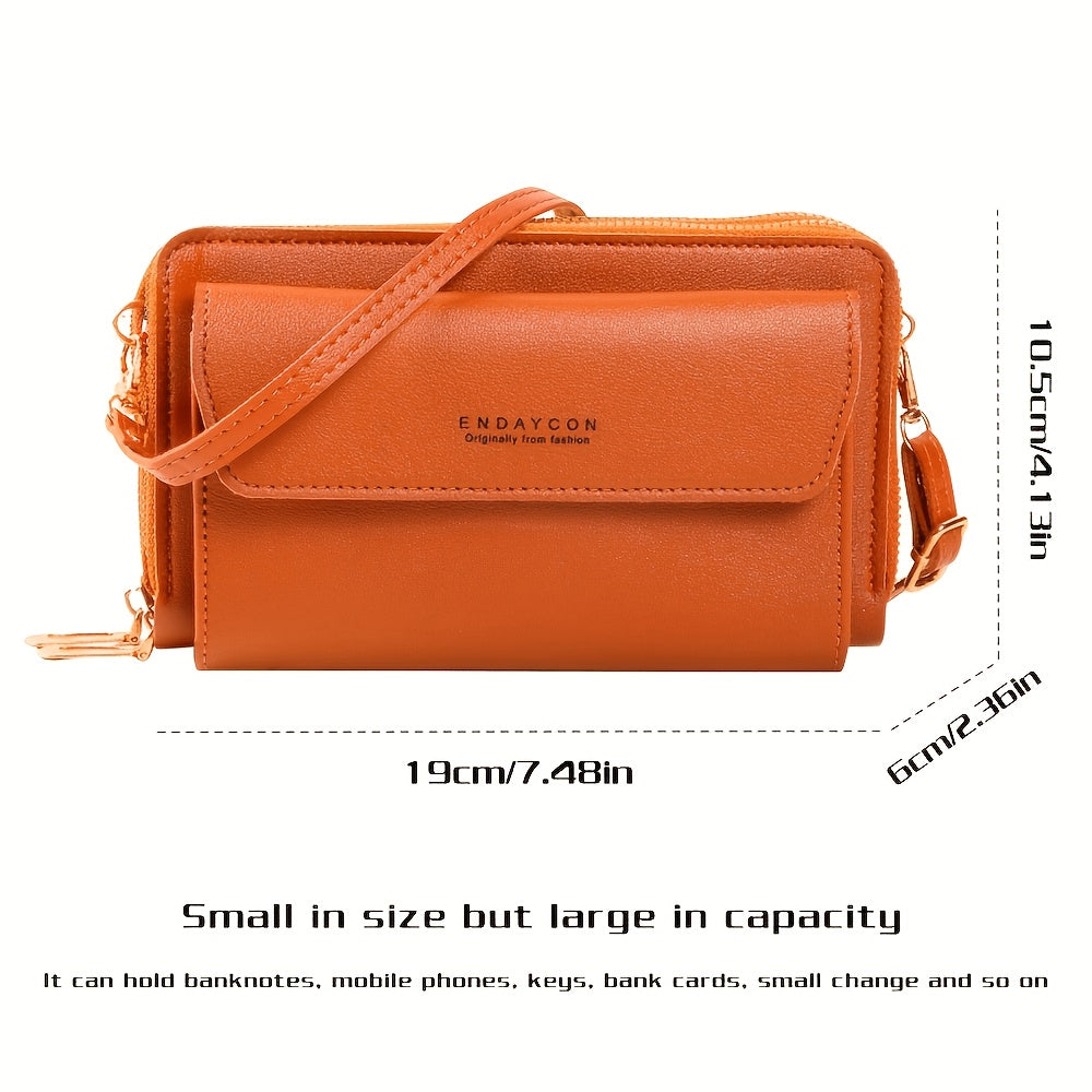 The Minimalist Multi-Compartment Crossbody Phone Wallet