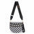 Plus Size Checkered Nylon Crossbody Bum Bag