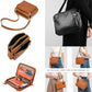 Three Layer Leather Crossbody Shoulder