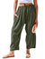 Breezyflow Linen Wide Leg Cargo Pants