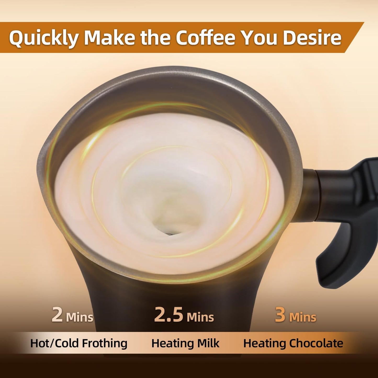 Electric Hot And Cold Milk Whipping Machine